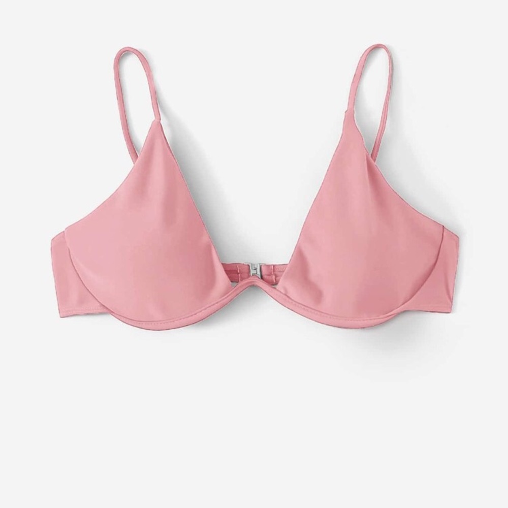 Pink underwire bikini top NWOT